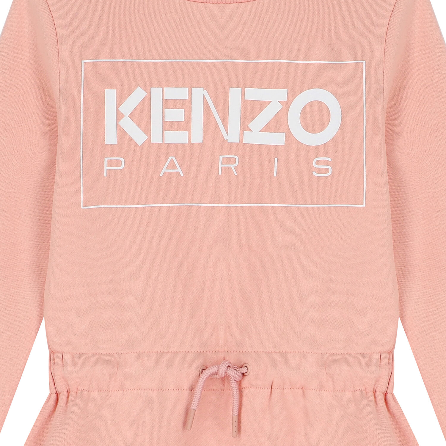 Girls Pink Logo Dress, 1, hi-res